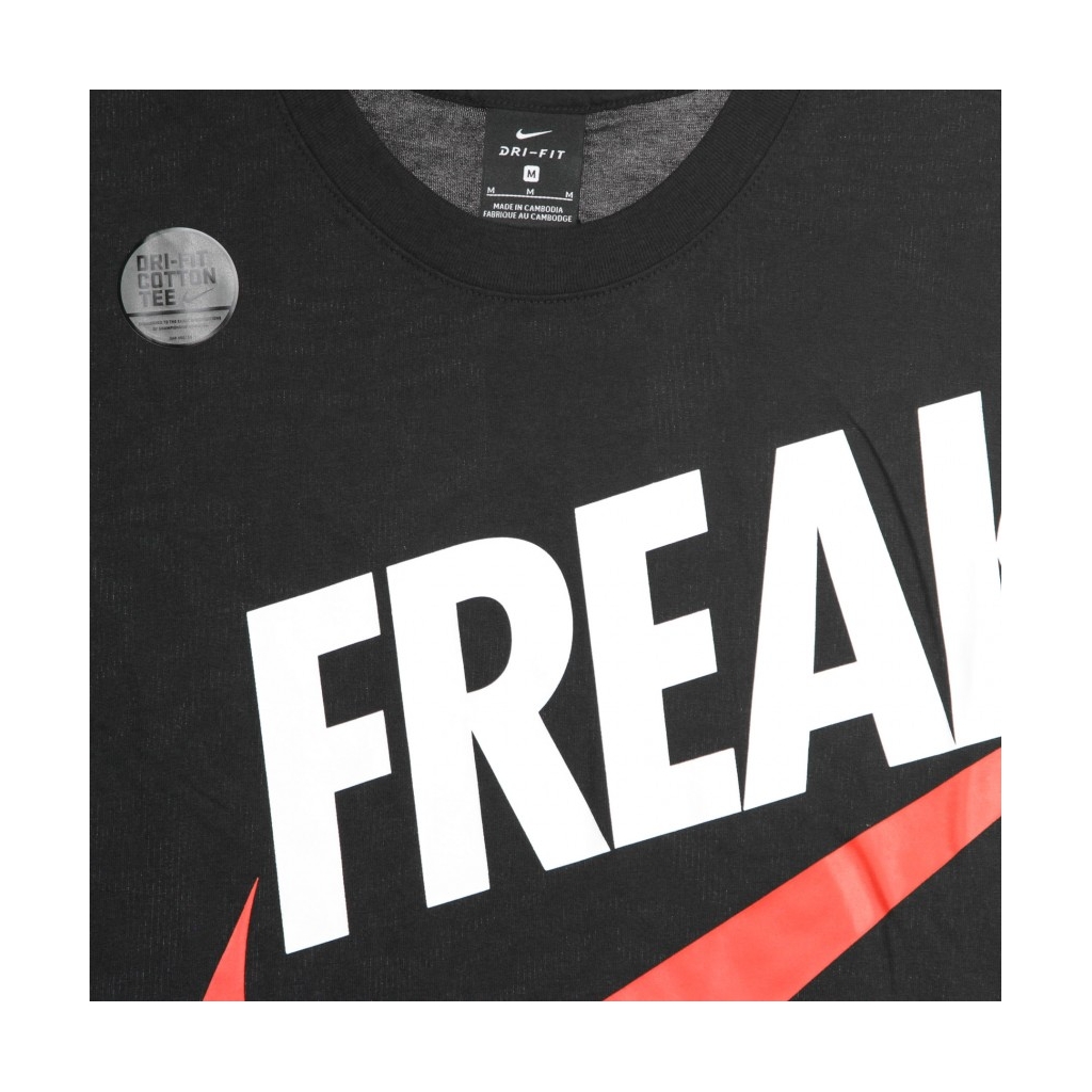 maglietta uomo giannis dry tee freak x giannis antetokounmpo BLACK/WHITE
