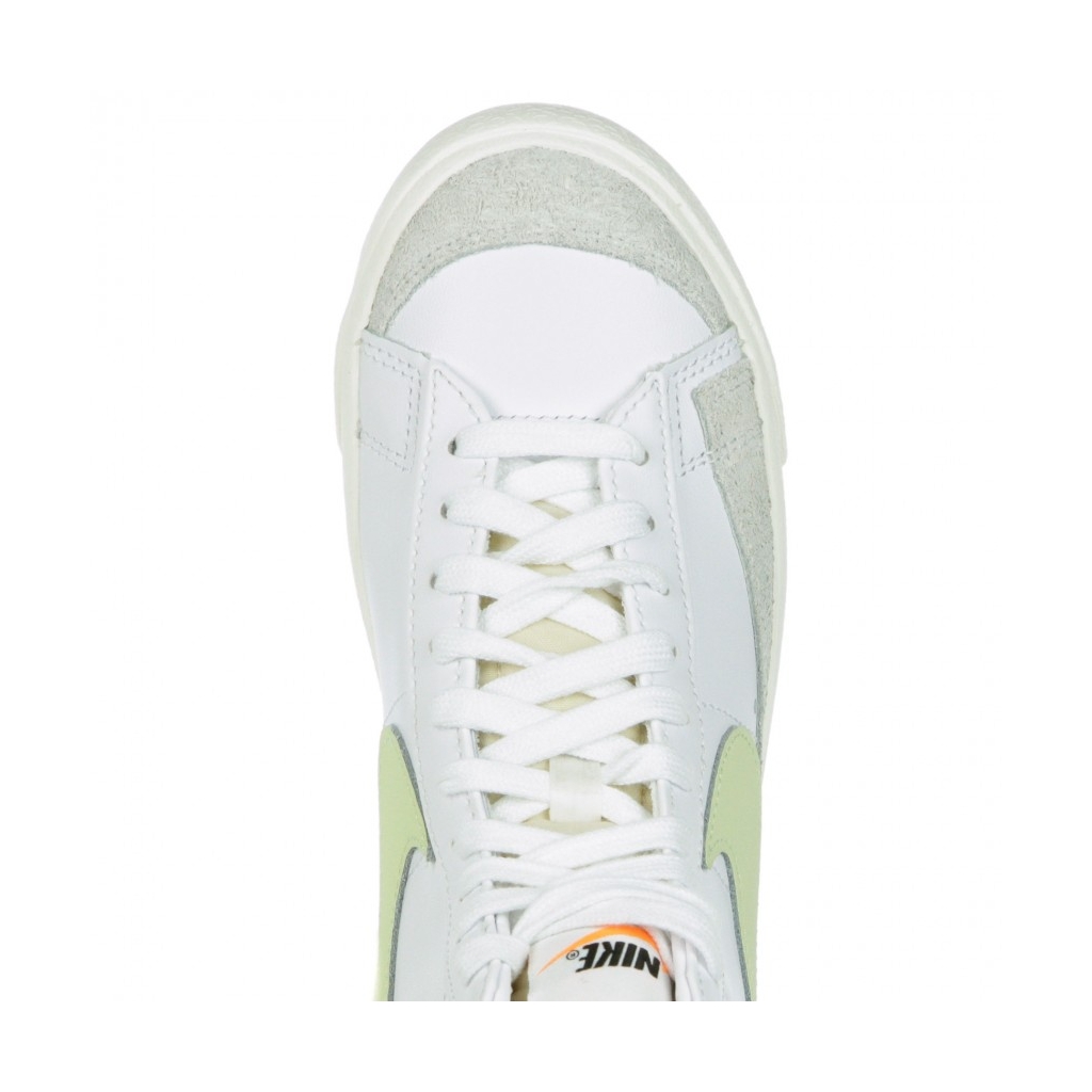 scarpa alta donna w blazer mid 77 WHITE/BARELY VOLT/WHITE/TOTAL ORANGE