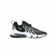 scarpa bassa uomo air max 270 react eng BLACK/WHITE/DK SMOKE GREY/WOLF GREY