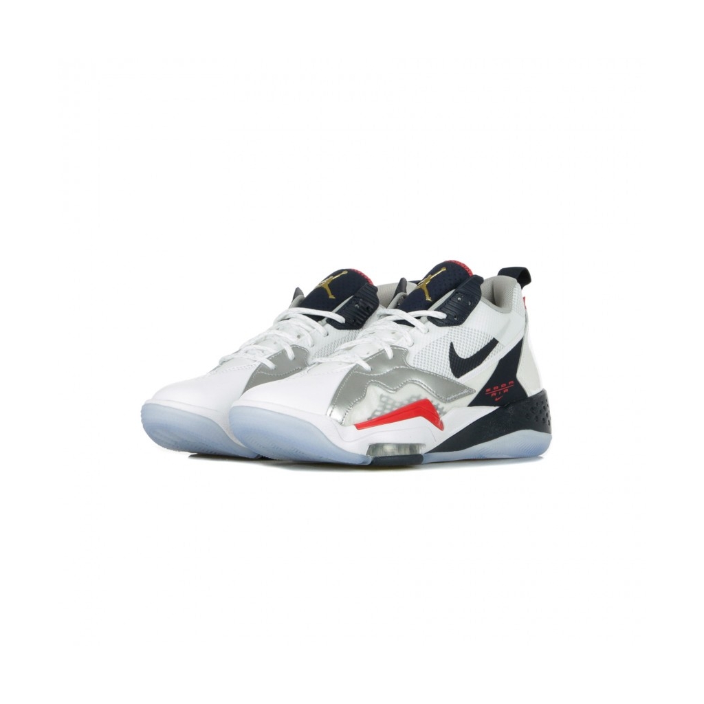 scarpa alta uomo jordan zoom 92 WHITE/OBSIDIAN/TRUE RED/METALLIC SILVER