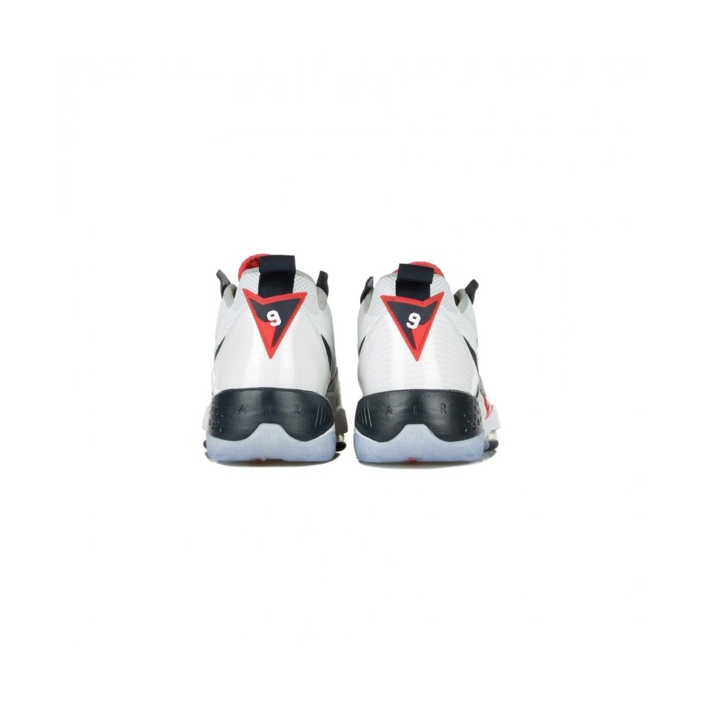 scarpa alta uomo jordan zoom 92 WHITE/OBSIDIAN/TRUE RED/METALLIC SILVER