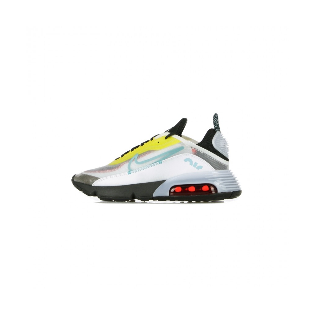 scarpa bassa uomo air max 2090 WHITE/BLEACHED AQUA/BLACK/SPEED YELLOW