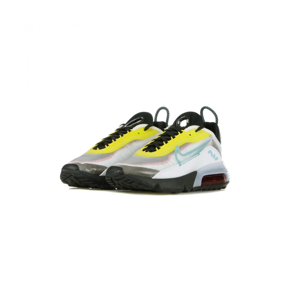 scarpa bassa uomo air max 2090 WHITE/BLEACHED AQUA/BLACK/SPEED YELLOW