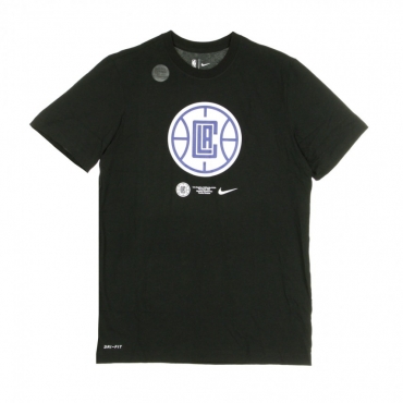 maglietta uomo nba dry tee es logo loscli BLACK