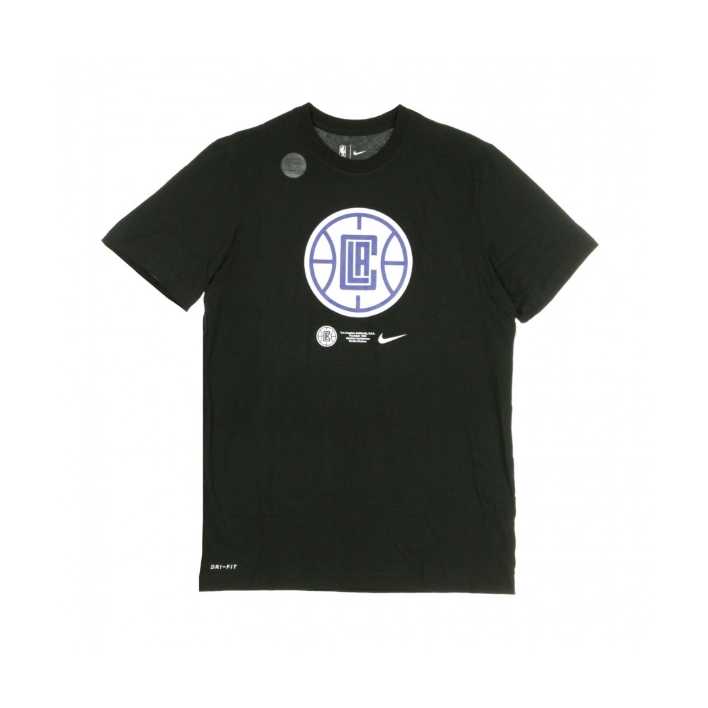 maglietta uomo nba dry tee es logo loscli BLACK