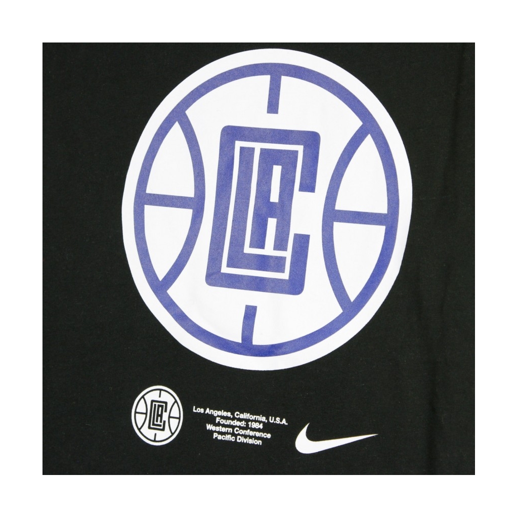 maglietta uomo nba dry tee es logo loscli BLACK
