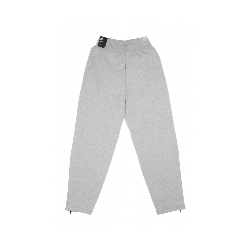 pantalone tuta leggero donna sportswear tech fleece DK GREY HEATHER/BLACK