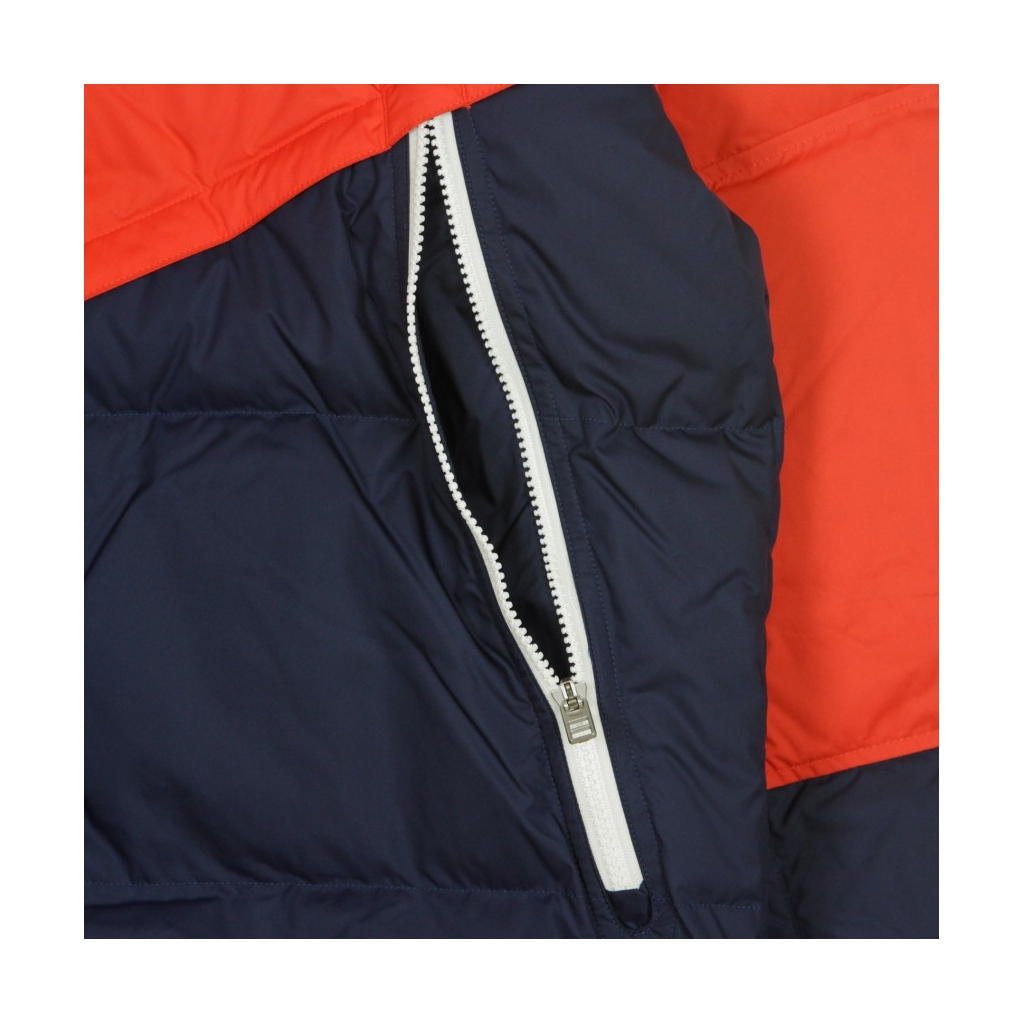 piumino uomo sportswear down-fill windrunner CHILE RED/MIDNIGHT NAVY/BLACK