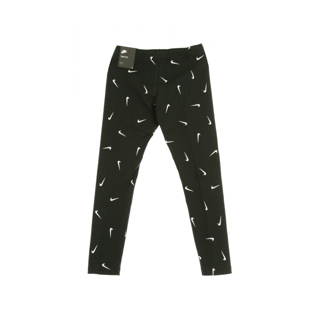 leggins ragazza sportswear favorites BLACK/WHITE/LT SMOKE GREY