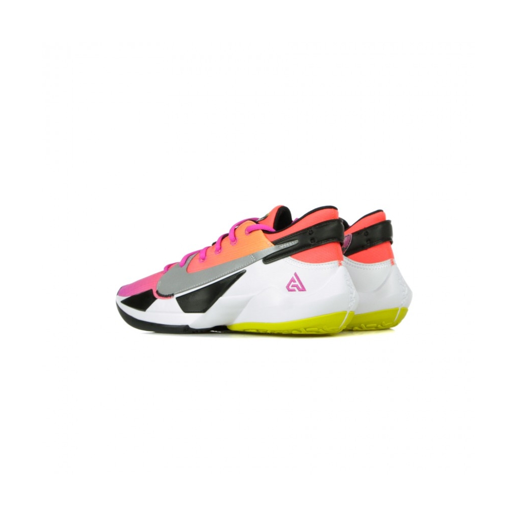 scarpa bassa uomo zoom freak 2 x giannis antetokounmpo BRIGHT CRIMSON/BLACK/FIRE PINK/WHITE