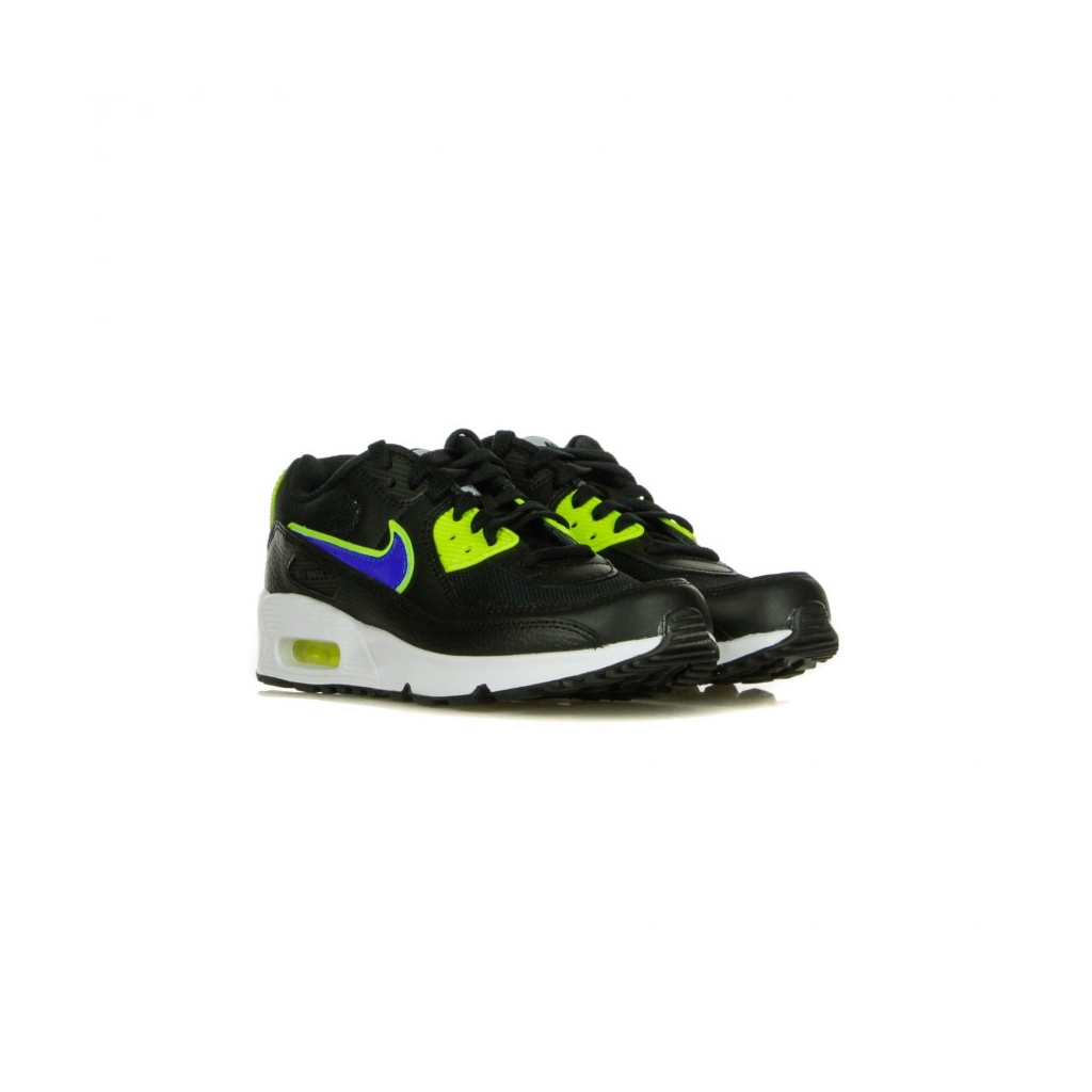 scarpa bassa ragazzo air max 90 gs BLACK/RACER BLUE/VOLT