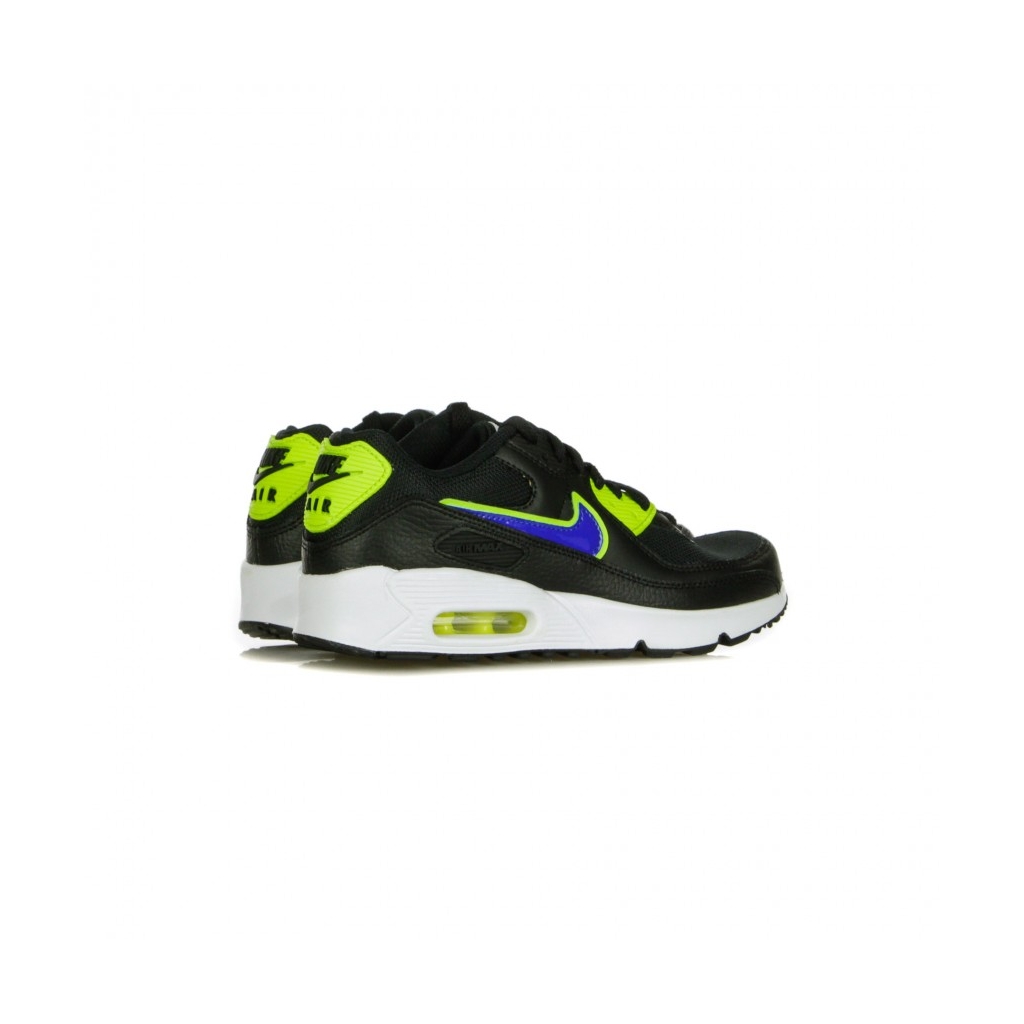 scarpa bassa ragazzo air max 90 gs BLACK/RACER BLUE/VOLT