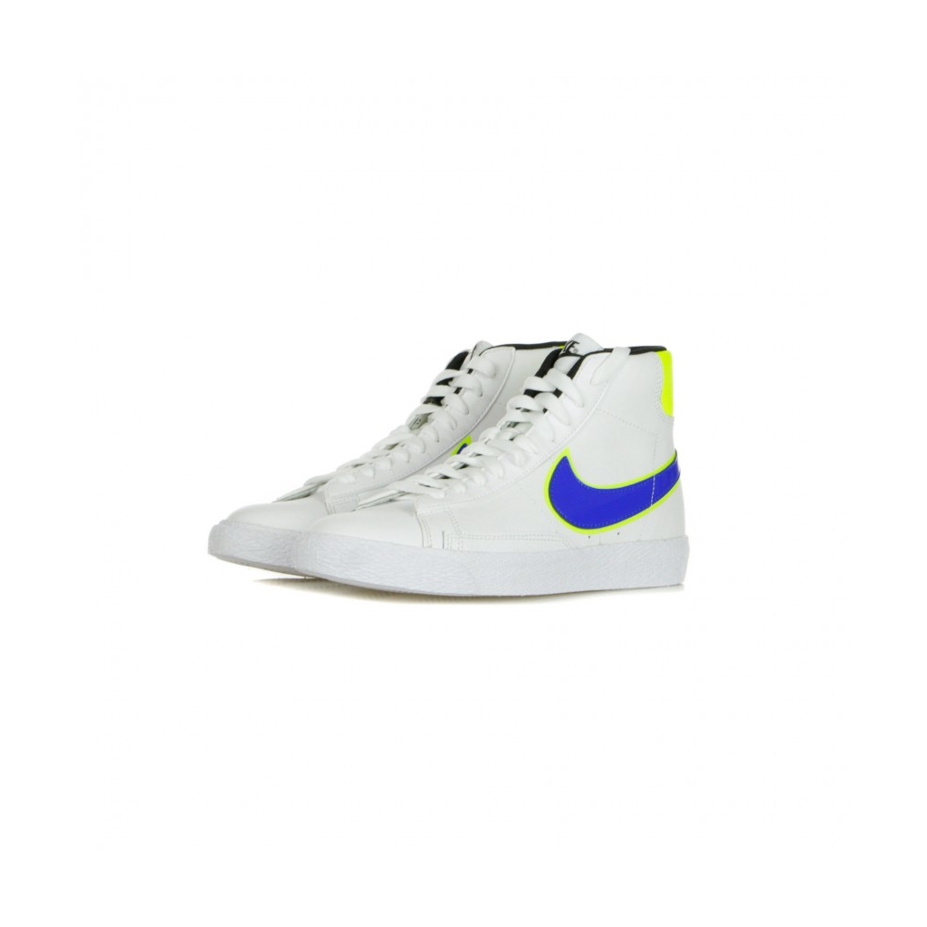scarpa alta ragazzo blazer mid gs WHITE/RACER BLUE/VOLT