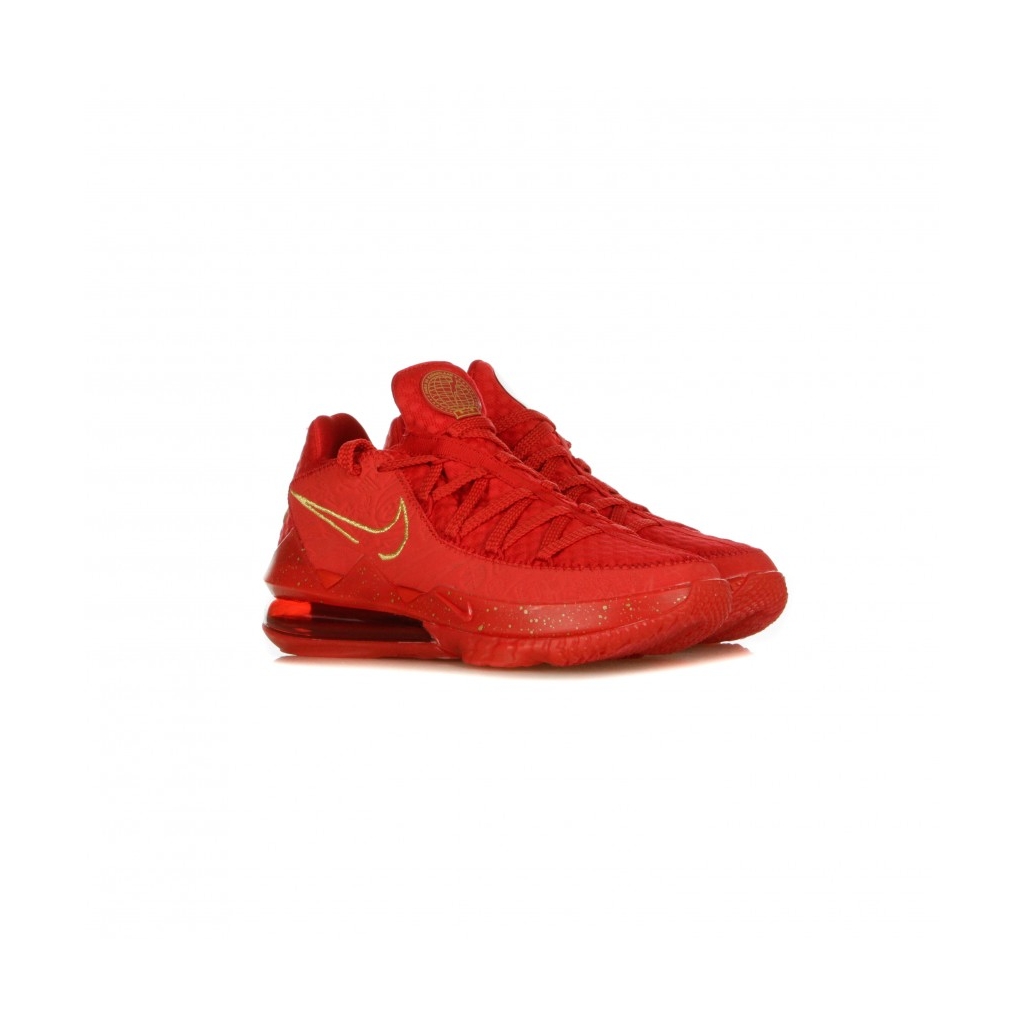 scarpa bassa uomo lebron xvii low ph UNIVERSITY RED/METALLIC GOLD