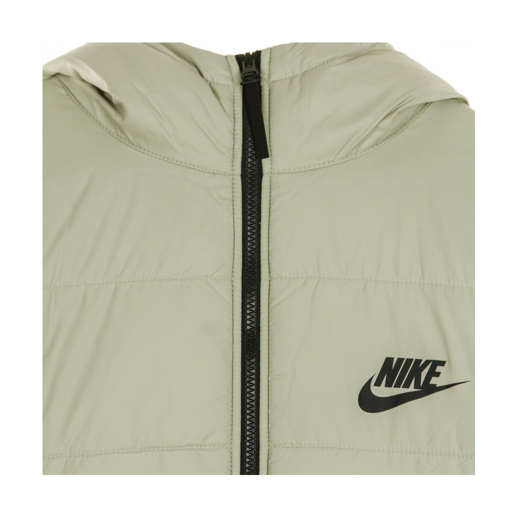 piumino lungo donna sportswear core parka STONE/WHITE/BLACK