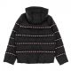 piumino ragazzo sportswear down jacket BLACK/LT ARCTIC PINK