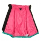 giaccone lungo uomo down parka BLACK/WATERMELON/NEPTUNE GREEN