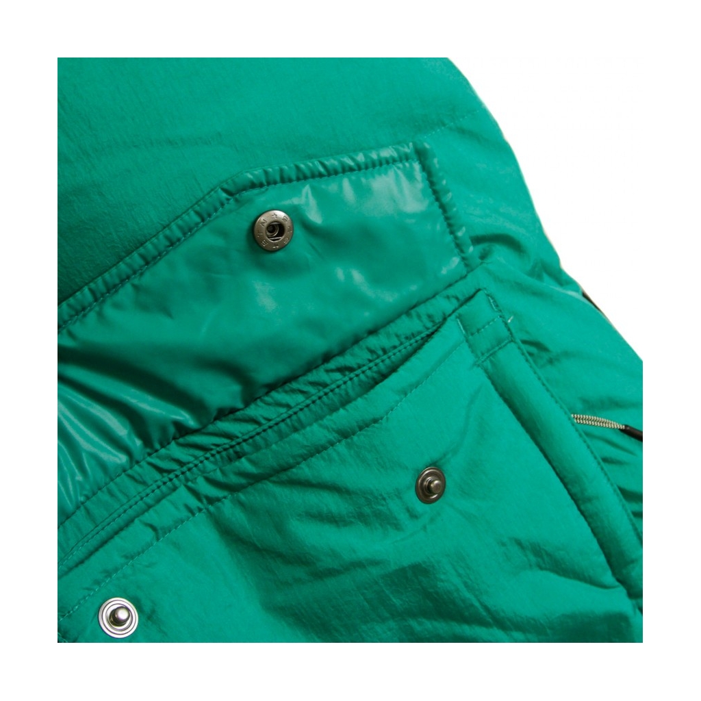 giaccone lungo uomo down parka BLACK/WATERMELON/NEPTUNE GREEN
