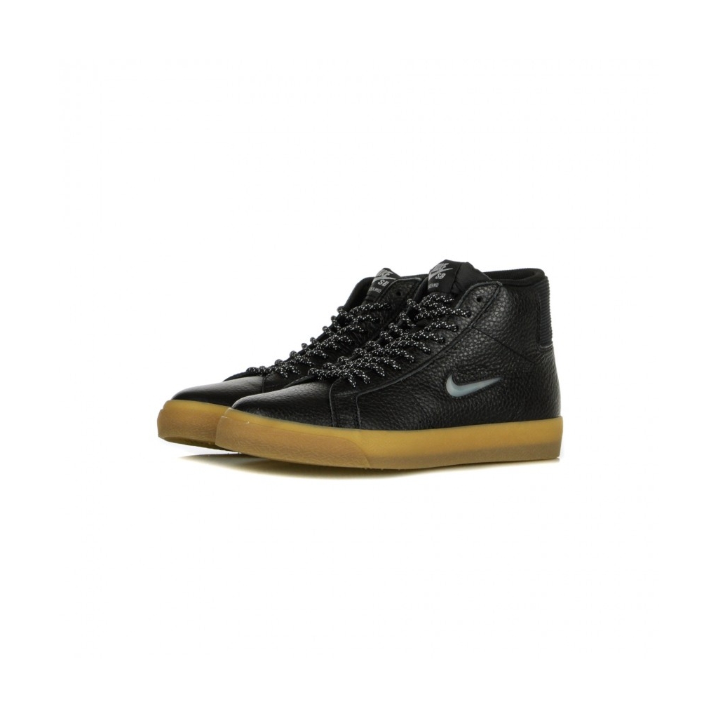 scarpa alta uomo sb zoom blazer mid premium BLACK/WHITE/BLACK/GUM LIGHT BROWN