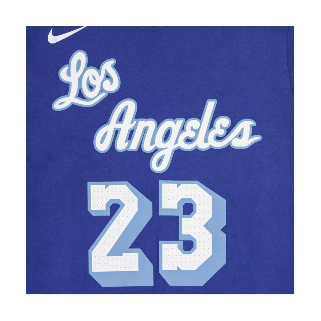 maglietta uomo nba tee harwood classic no 23 lebron james loslak RUSH BLUE
