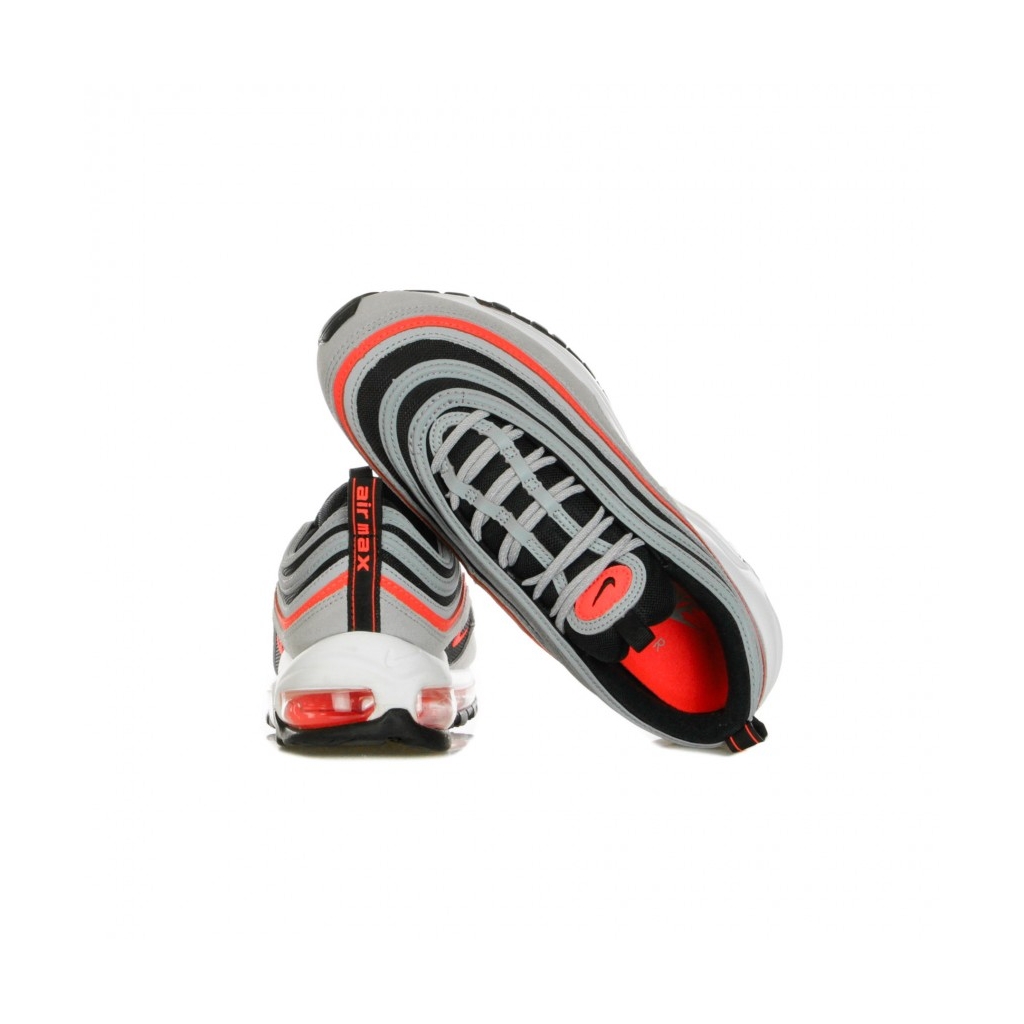 Air max 97 plus red best sale and black