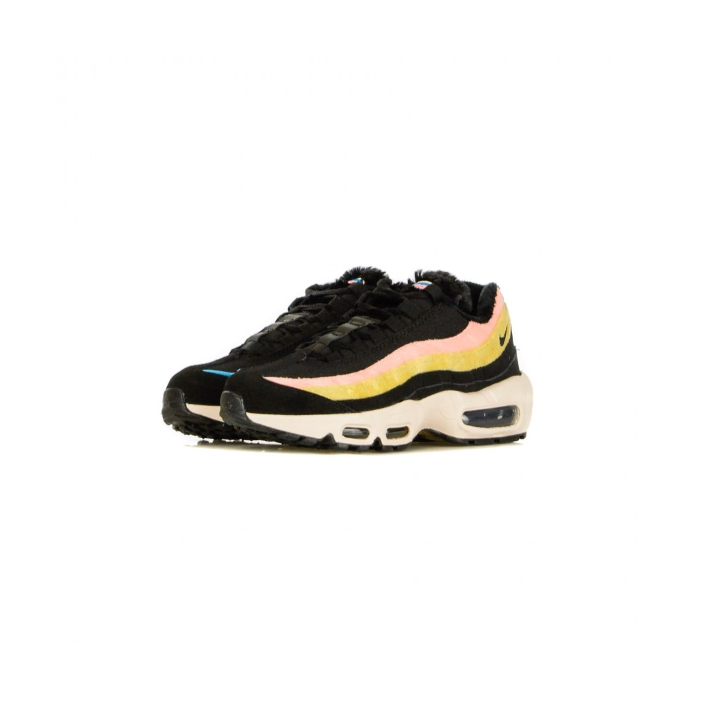 scarpa bassa donna w air max 95 prm BLACK/BLACK/ATOMIC PINK/SOLAR FLARE