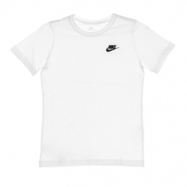 maglietta ragazzo sportswear tee futura WHITE/BLACK