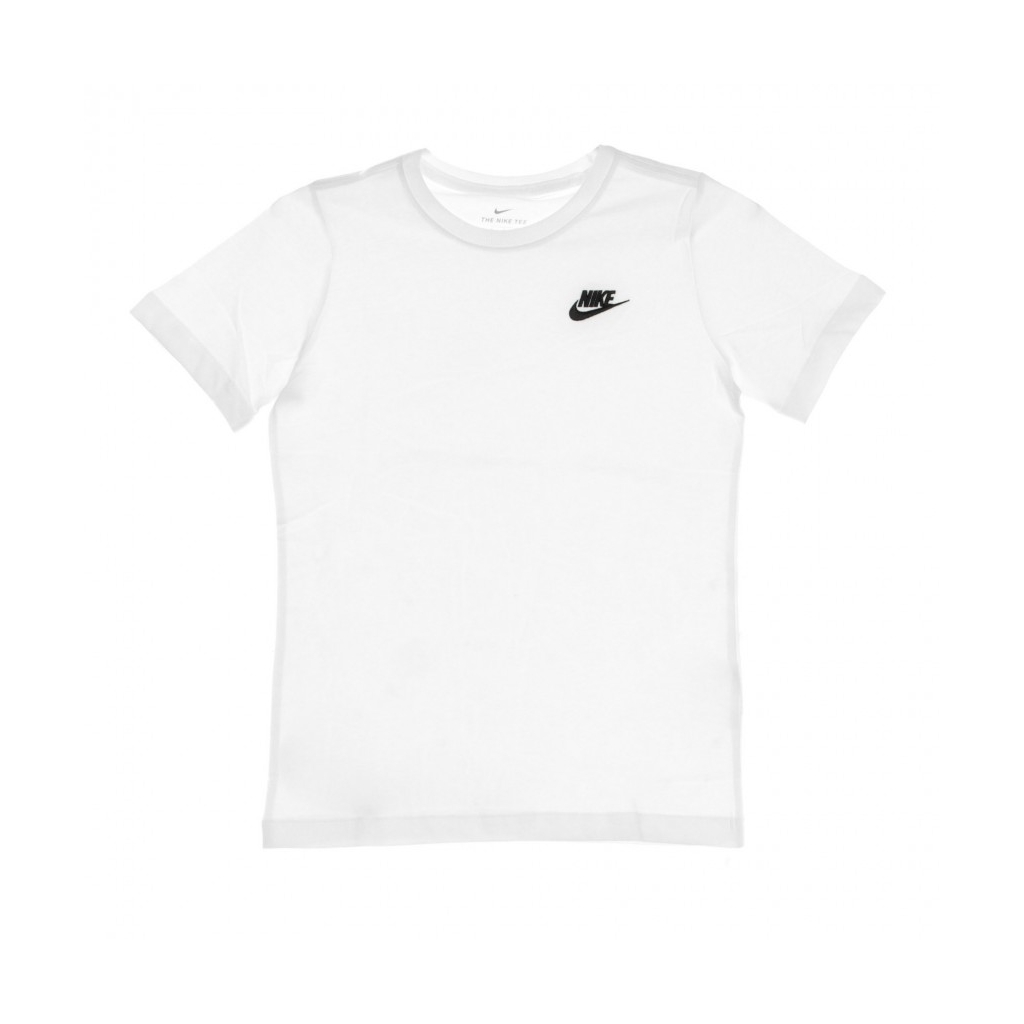 maglietta ragazzo sportswear tee futura WHITE/BLACK