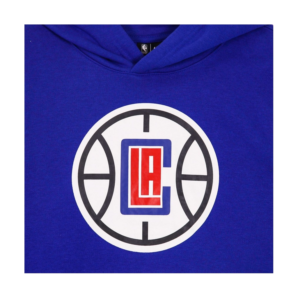 felpa cappuccio bambino nba hoodie po club fleece logo loscli RUSH BLUE