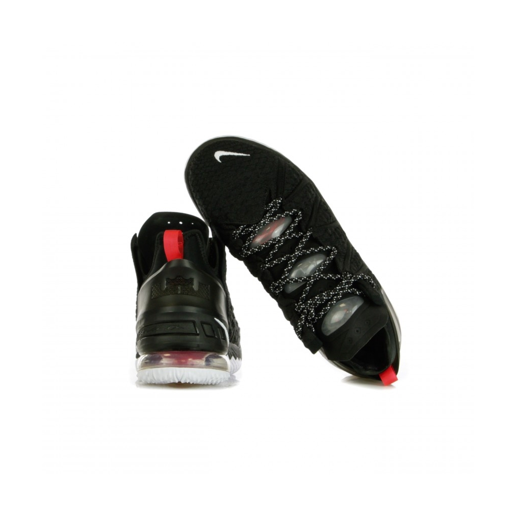 scarpa alta uomo lebron xviii BLACK/WHITE/UNIVERSITY RED