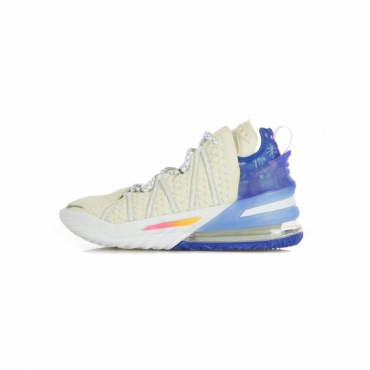 scarpa alta uomo lebron xviii los angeles by day LIGHT CREAM/PINK GLOW/GAME ROYAL