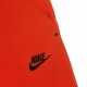 pantalone tuta leggero donna sportswear tech fleece CHILE RED/BLACK