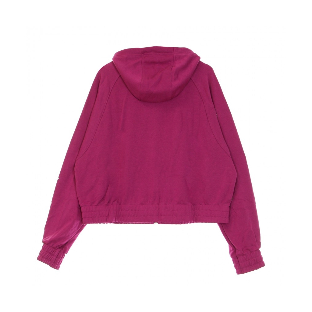 felpa cappuccio zip donna sportswear air hoodie CACTUS FLOWER/WHITE