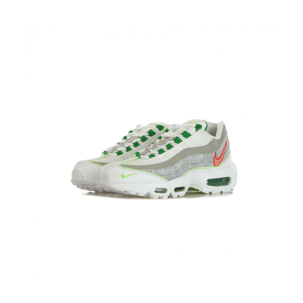 scarpa bassa uomo air max 95 WHITE/CLASSIC GREEN/ELECTRIC GREEN