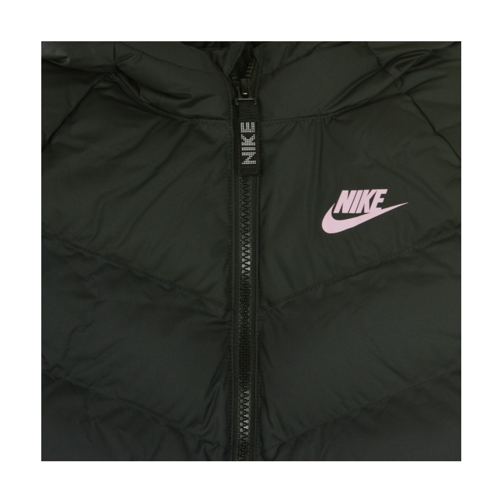 piumino ragazzo sportswear synthetic fill jacket BLACK/BLACK/BLACK/LT ARCTIC PINK