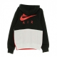 felpa cappuccio uomo aj4 graphic hoodie WHITE/BLACK/UNIVERSITY RED