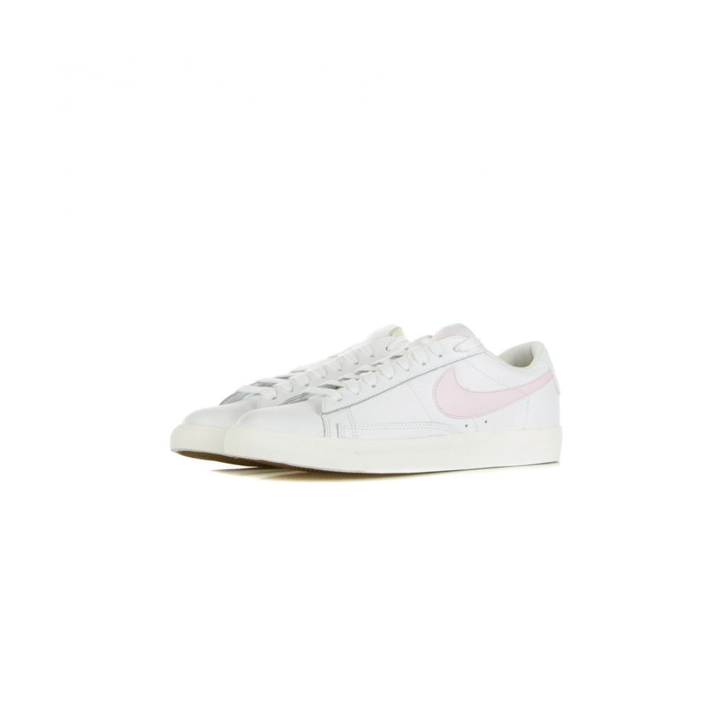 scarpa bassa uomo blazer low leather WHITE/PINK FOAM/SAIL