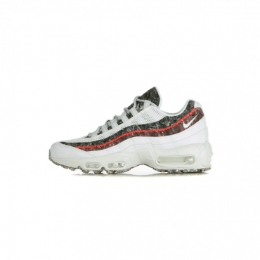 scarpa bassa uomo air max 95 WHITE/PHOTON DUST/BRIGHT CRIMSON