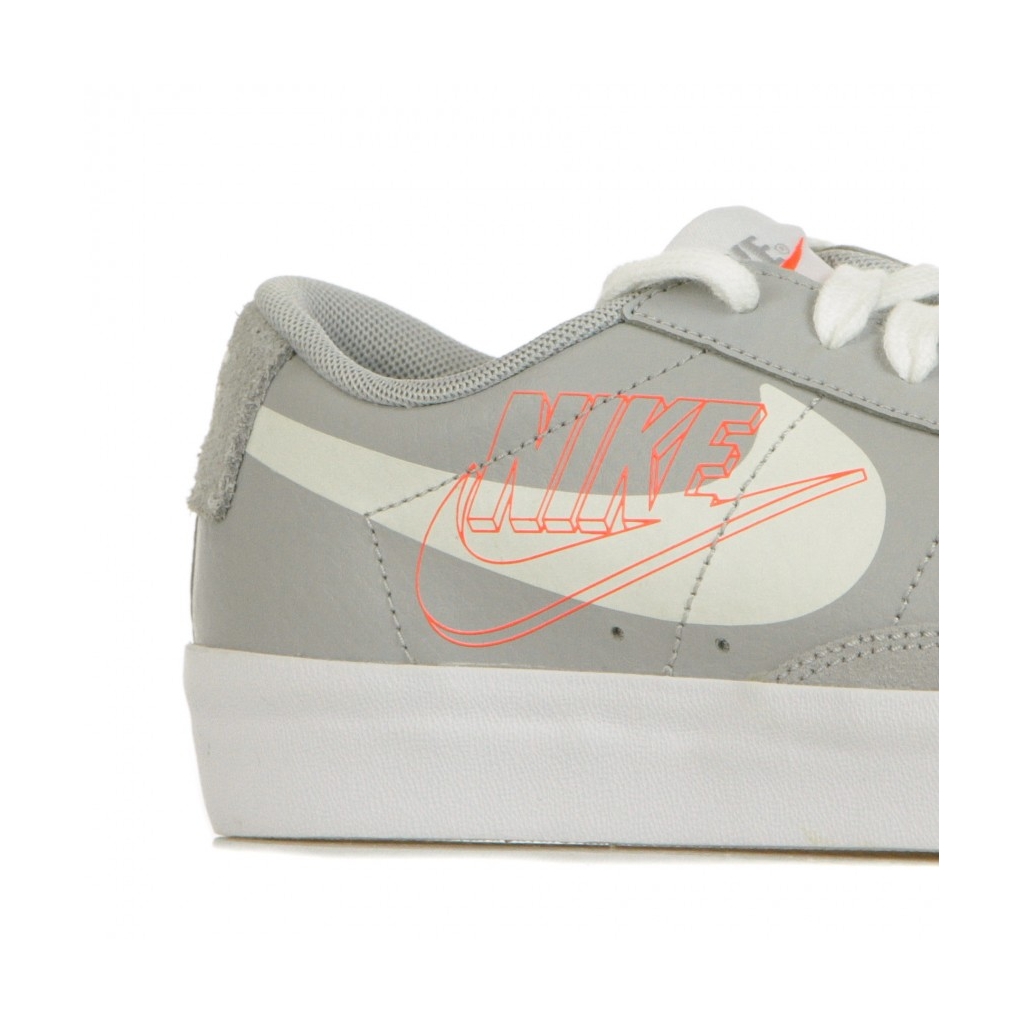 scarpa bassa uomo blazer low suede WOLF GREY/SAIL/BRIGHT CRIMSON/WHITE