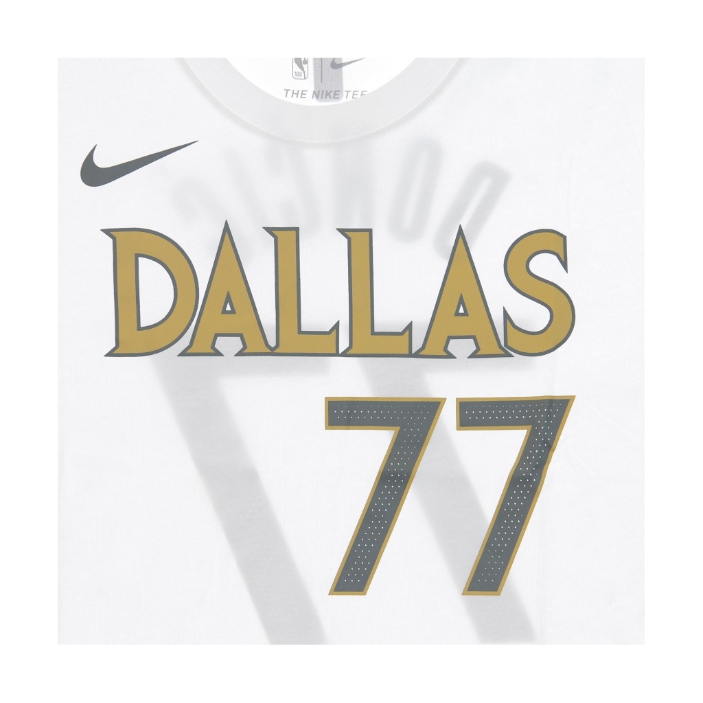 maglietta uomo nba tee es city edition n 77 luka doncic dalmav WHITE