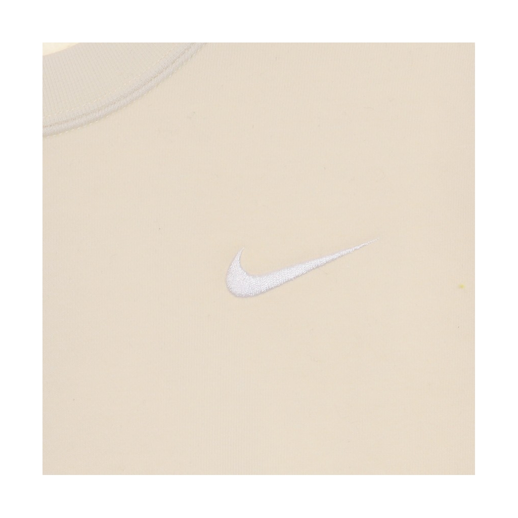 felpa girocollo donna sportswear crew trend plus COCONUT MILK/WHITE