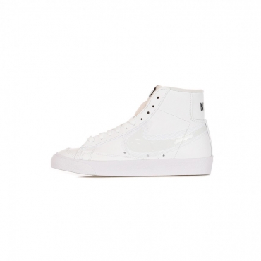 scarpa alta donna w blazer mid 77 WHITE/WHITE/BLACK