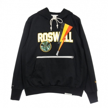 felpa cappuccio uomo dry premium rayguns roswell hoodie BLACK