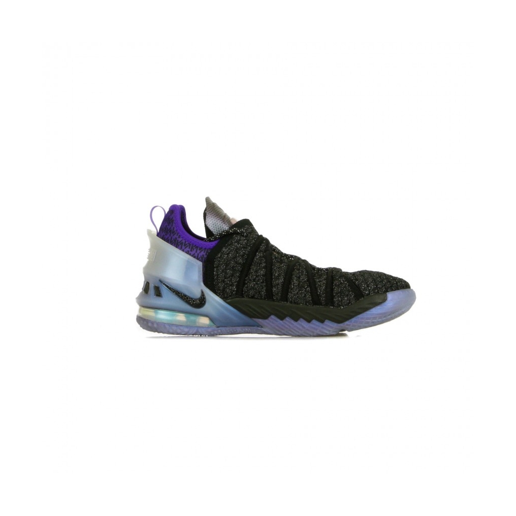 scarpa alta bambino lebron xviii nrg gs BLACK/BRIGHT CRIMSON/FIERCE PURPLE