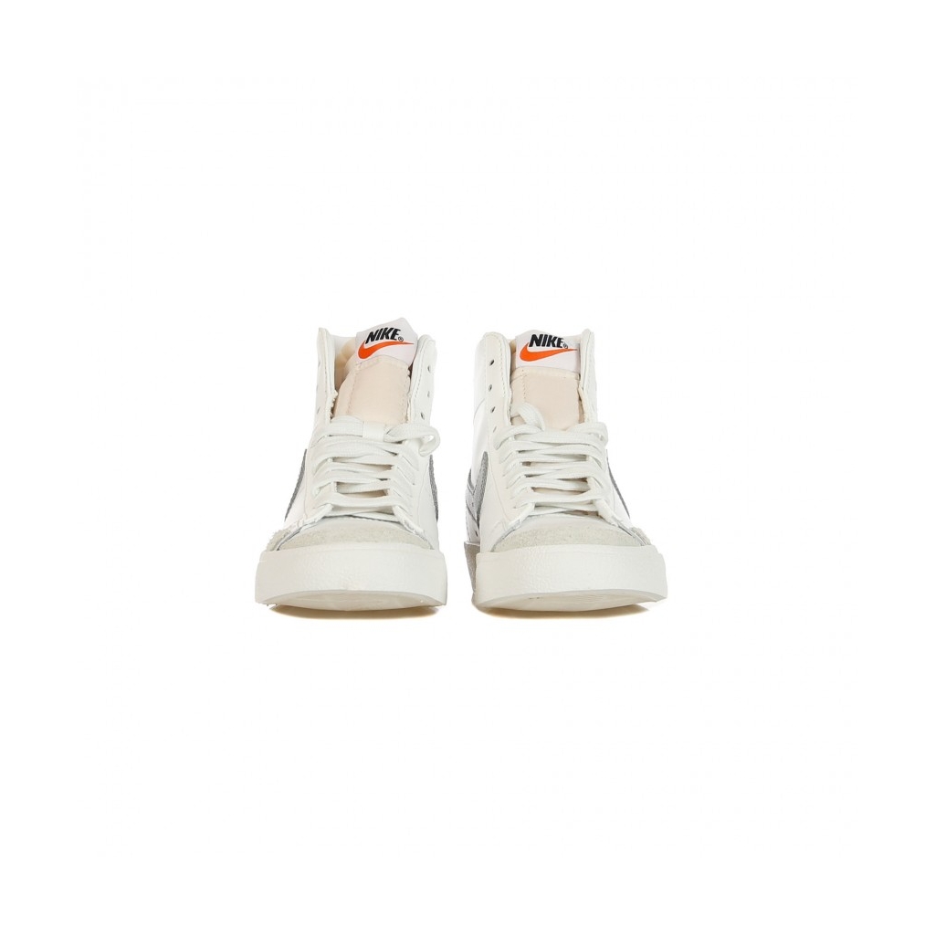 scarpa alta donna w blazer mid 77 vintage SUMMIT WHITE/METALLIC SILVER