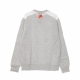 felpa girocollo uomo sportswear air crew GREY HEATHER/SUMMIT WHITE/INFRARED 23