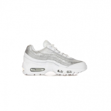 scarpa bassa donna wmns air max 95 WHITE/WHITE/METALLIC SILVER