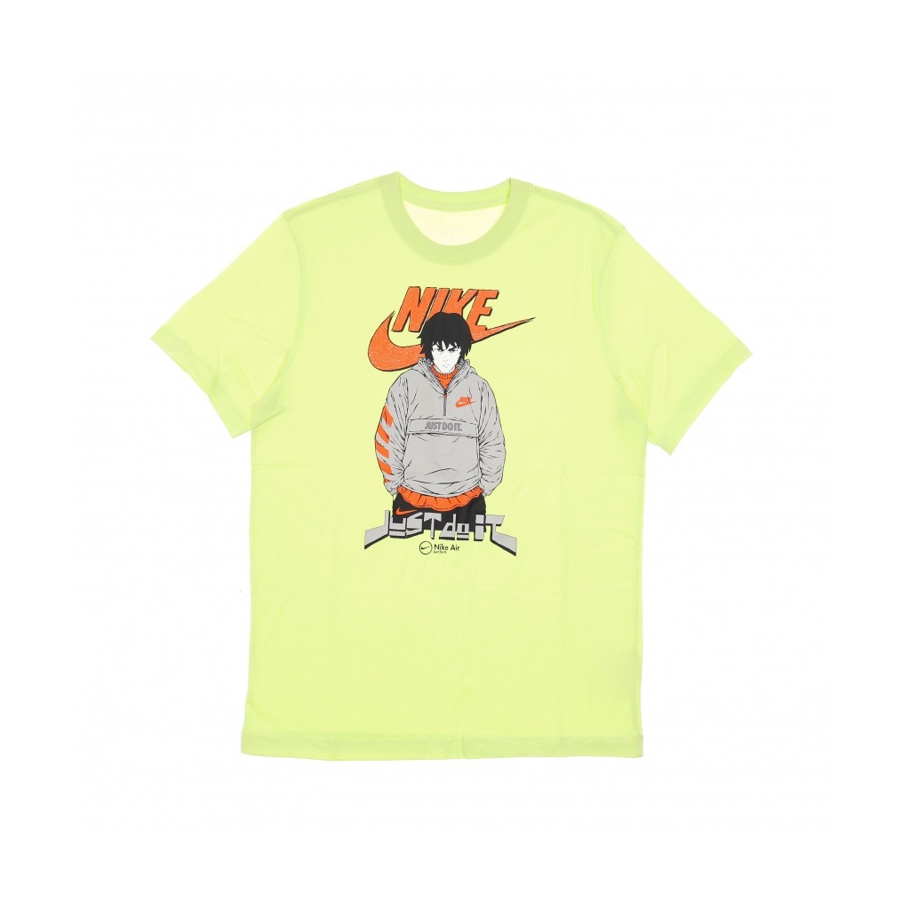 maglietta uomo air tee manga futura man LT LIQUID LIME