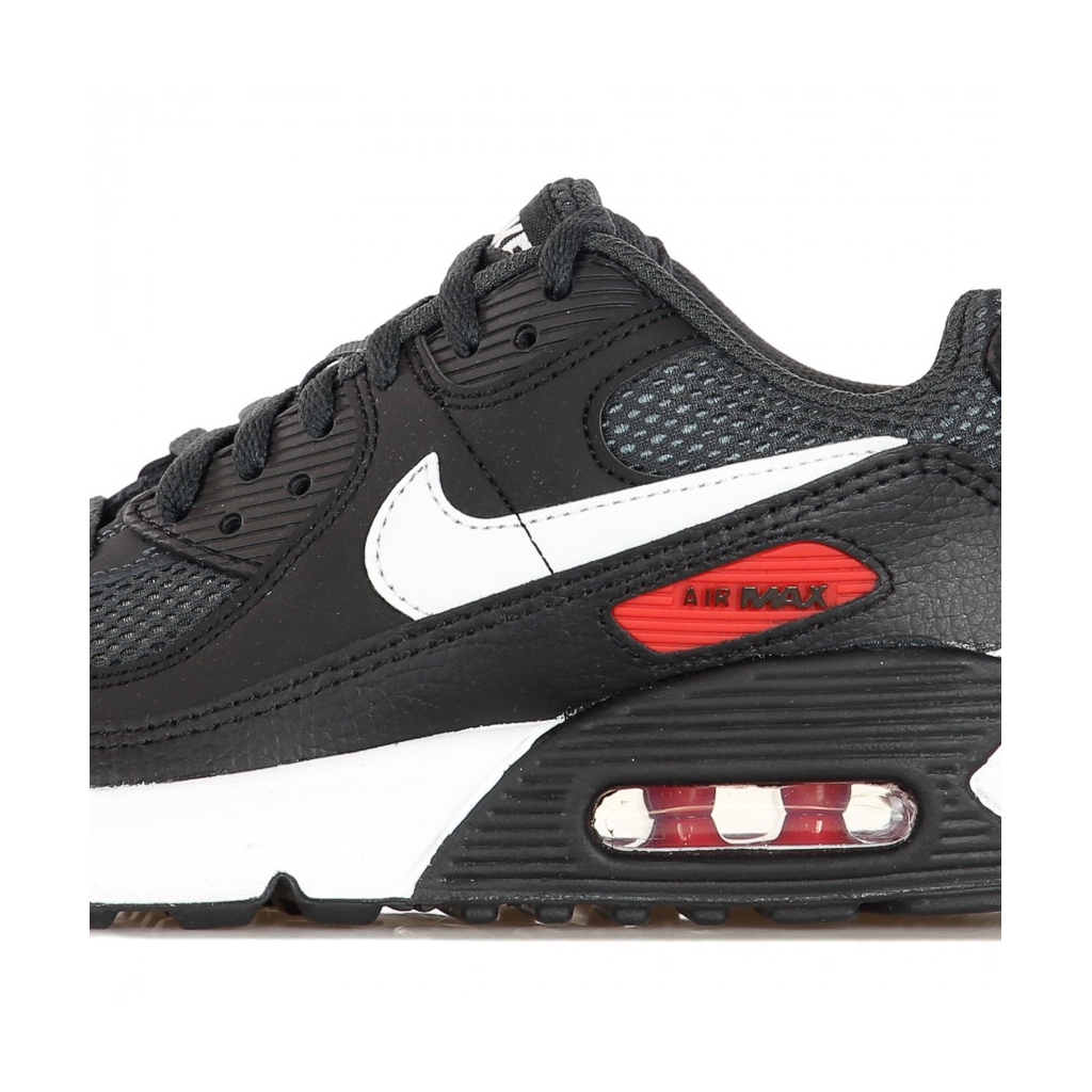 scarpa bassa ragazzo air max 90 gs DK SMOKE GREY/WHITE/BLACK/UNIVERSITY RED