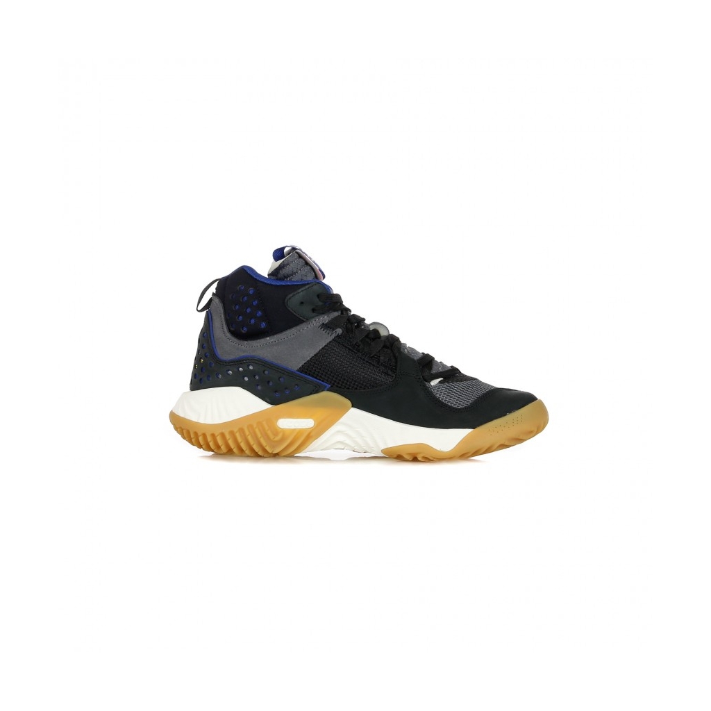 scarpa alta uomo jordan delta mid BLACK/GYM RED/DARK GREY/STORM BLUE